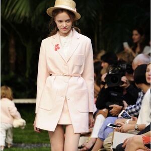 Bonpoint Jacket Coat Metallic Quilted
Pocket Paris Sz S. $480